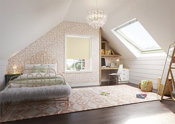 Rimini (Blackout), Ecru - Roller Blind - Image 7